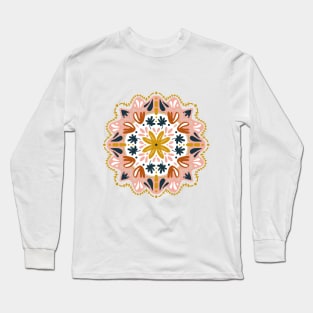 Rose Mandala Long Sleeve T-Shirt